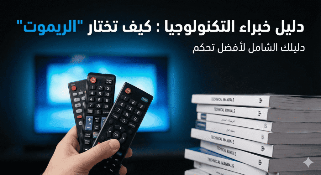 اختيار ريموت تلفزيون مناسب وفق نصائح خبراء التكنولوجيا